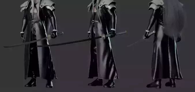 Sephiroth clothes including weapon