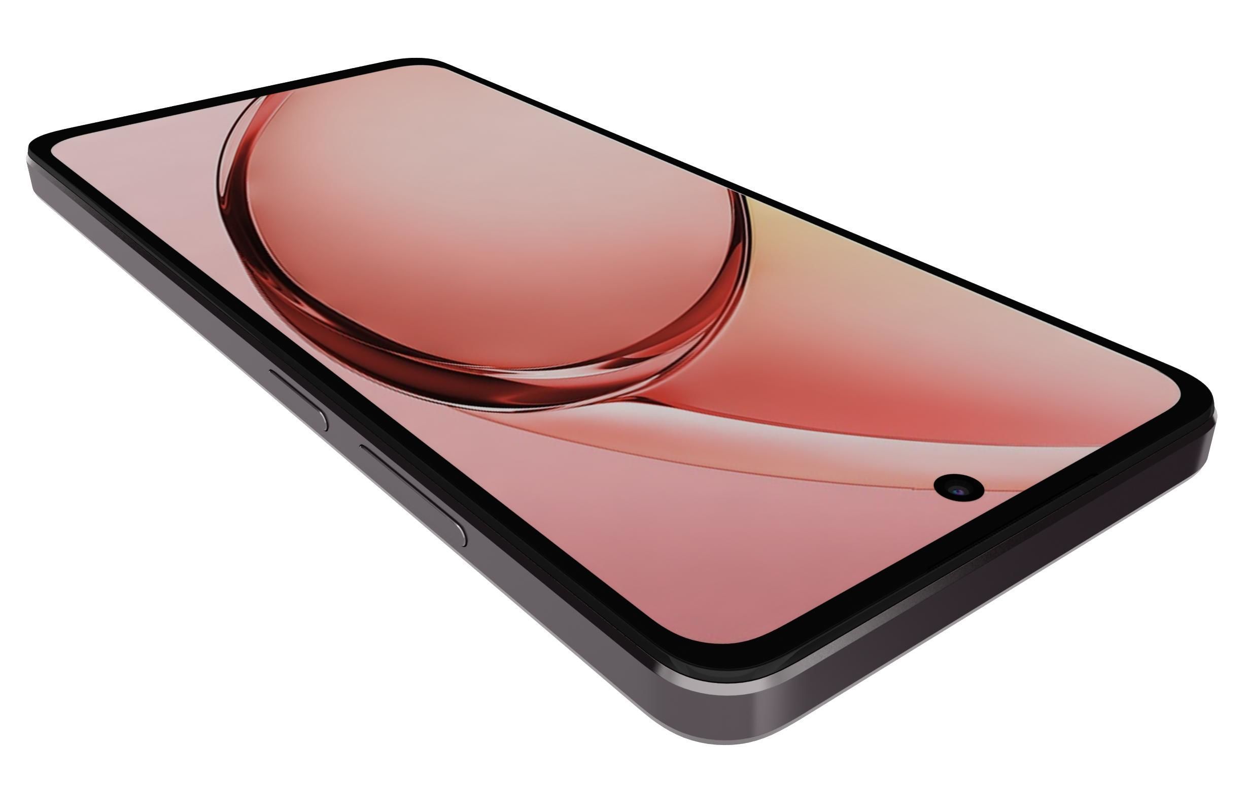OPPO A3x Nebula Red 3D model_12