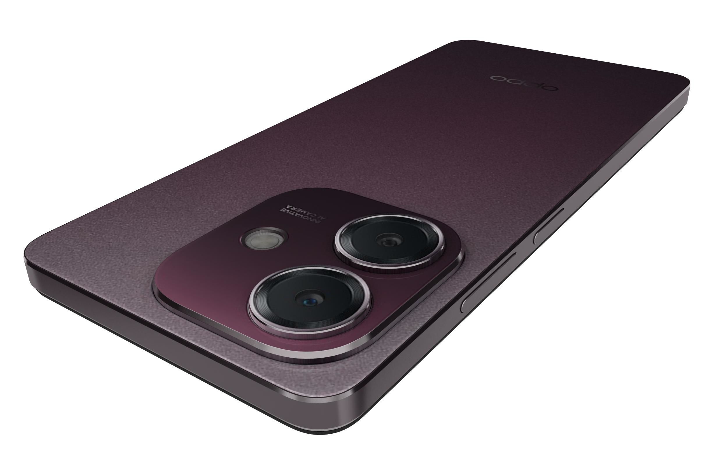 OPPO A3x Nebula Red 3D model_14