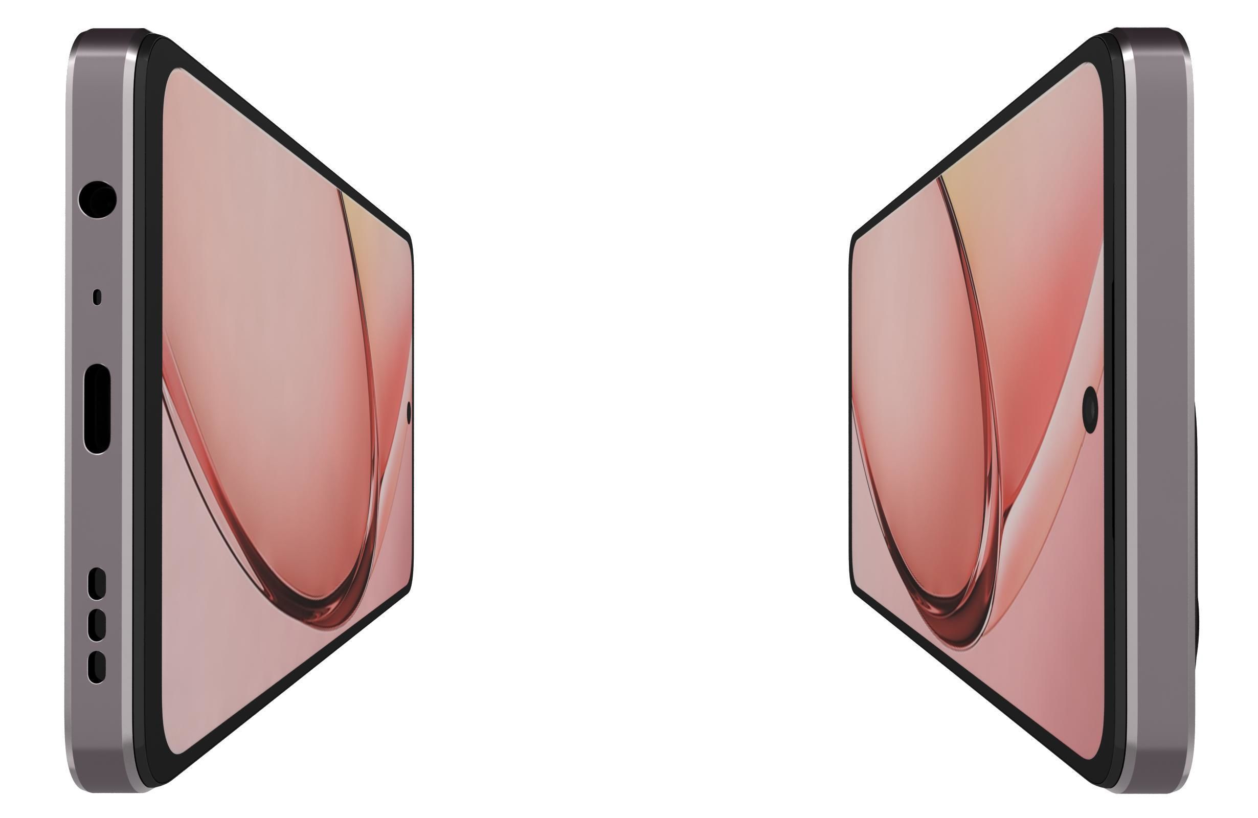 OPPO A3x Nebula Red 3D model_7