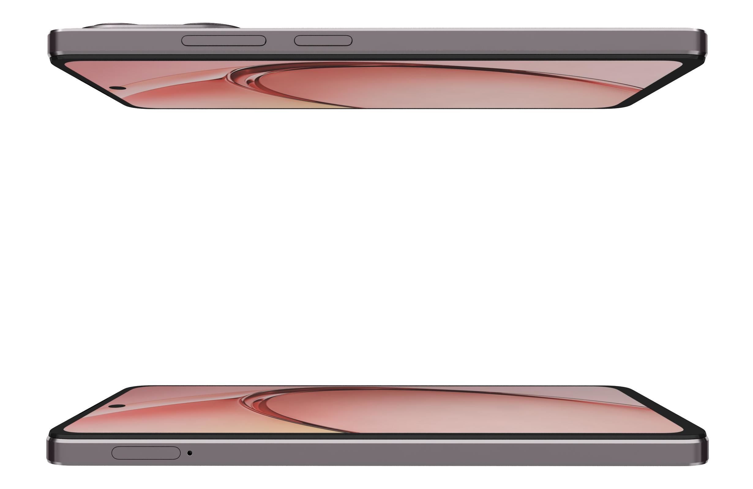 OPPO A3x Nebula Red 3D model_8