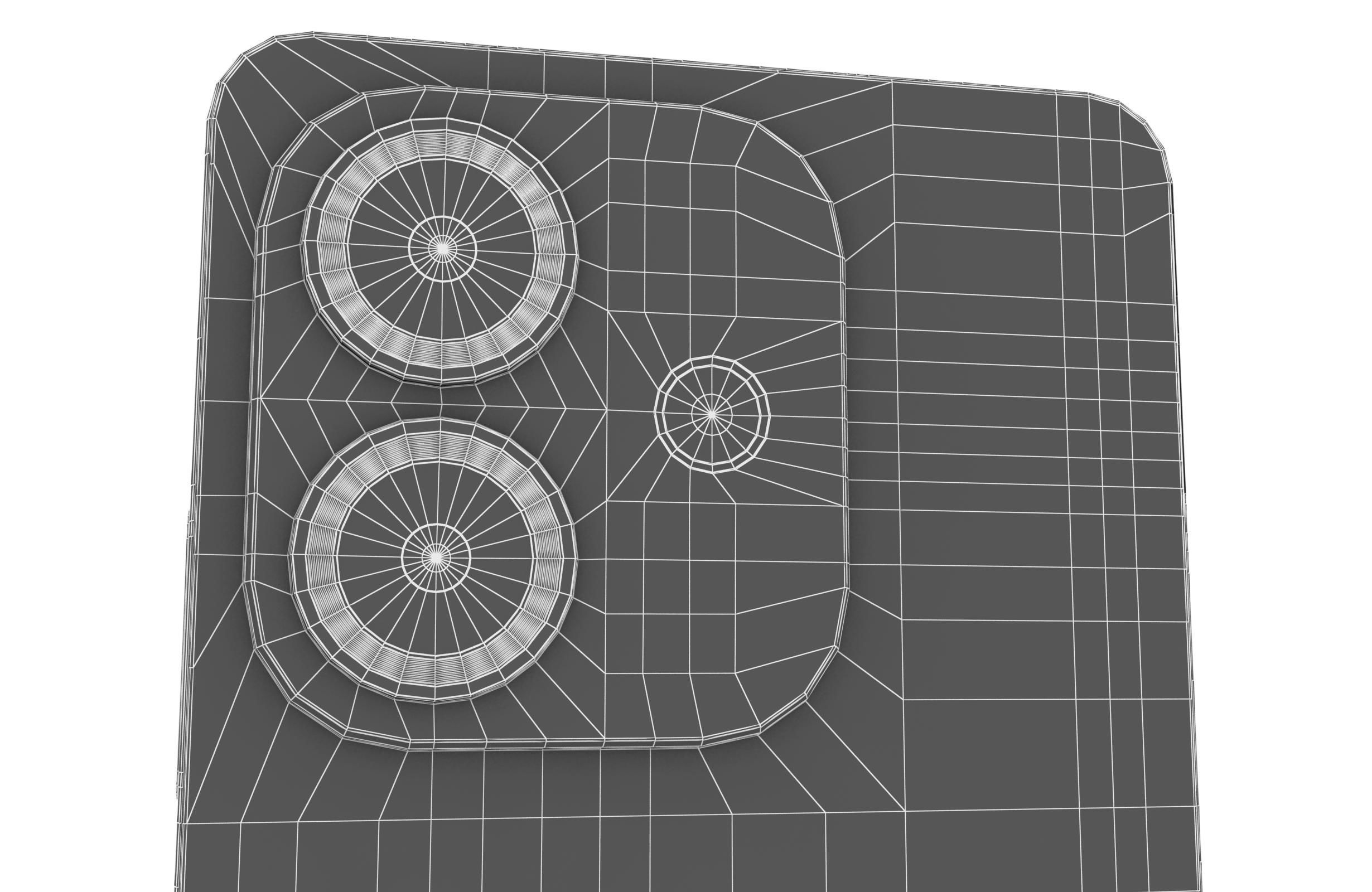 OPPO A3x Nebula Red 3D model_19