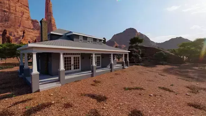 old house-Old Abandoned House 3D model