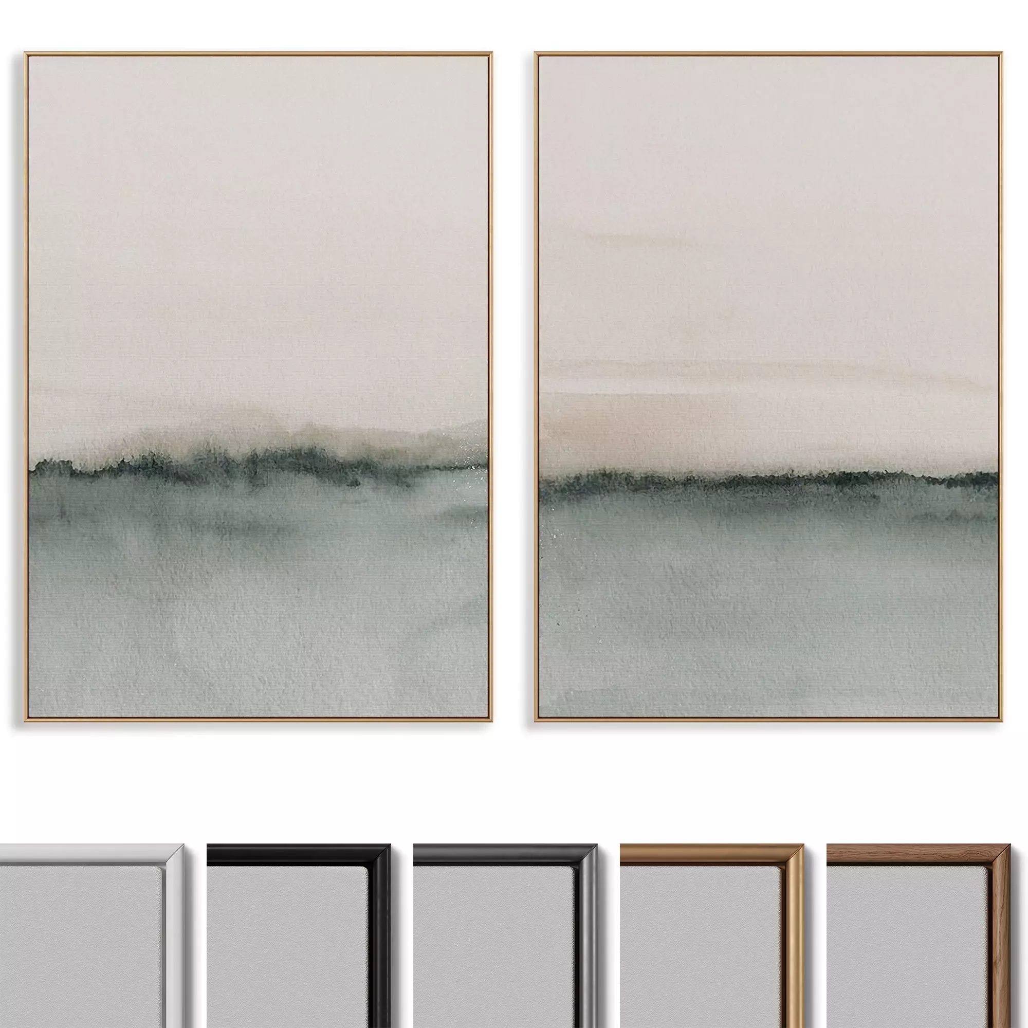 Abstract Painting Frame set 07 3D model