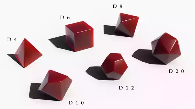 Printable Dungeons And Dragons Dice 3D print model