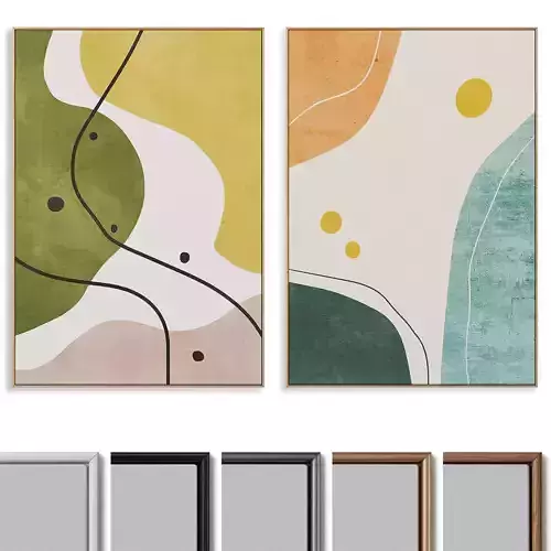 Abstract Painting Frame set 010