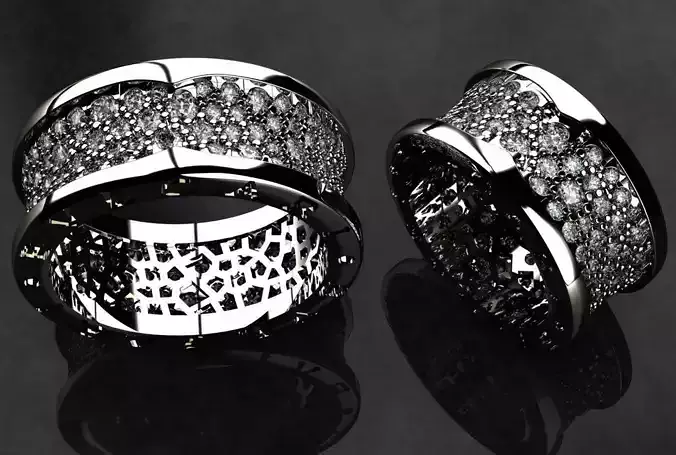 BULGARI B Zero 1 Rings With Gems - 2 Sizes BVLGARI 