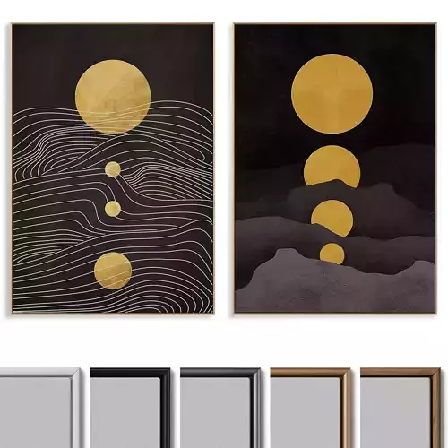 Abstract Painting Frame set 012