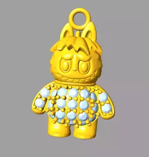 LABUBU DIAMOND PENDANT  MD010