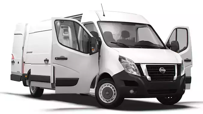 Nissan NV400 Van L3H2 HQ Interior 2021 3D model