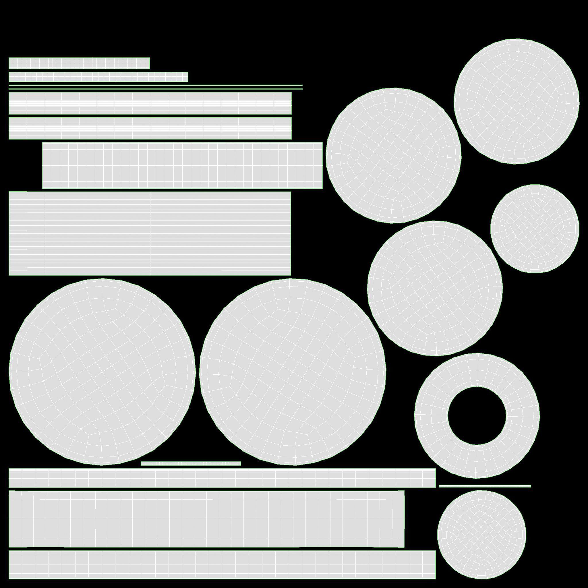 Wood Ceiling Fan with Light 3D model_11