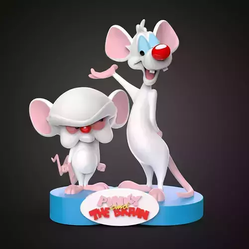 PINKY AND THE BRAIN 3D print model