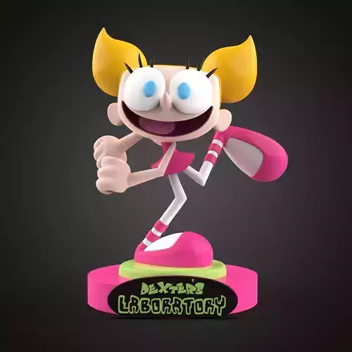 DEE DEE - DEXTER LABORATORY 3D print model