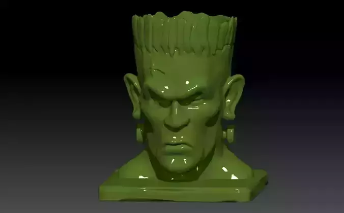 frankenstein halloween candy container