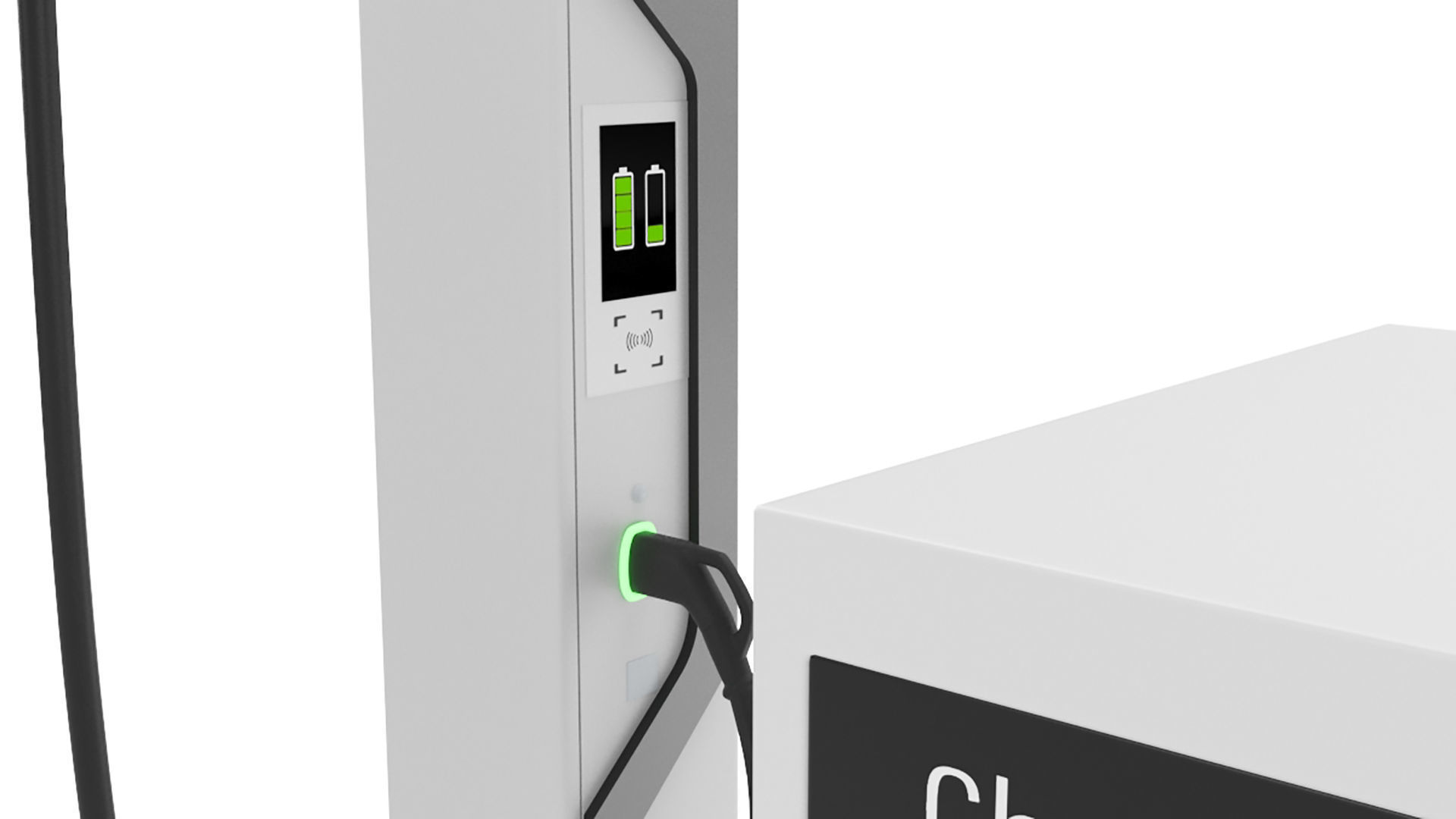 Ads Tec Ultra Fast EV Charging Station 3D model_9