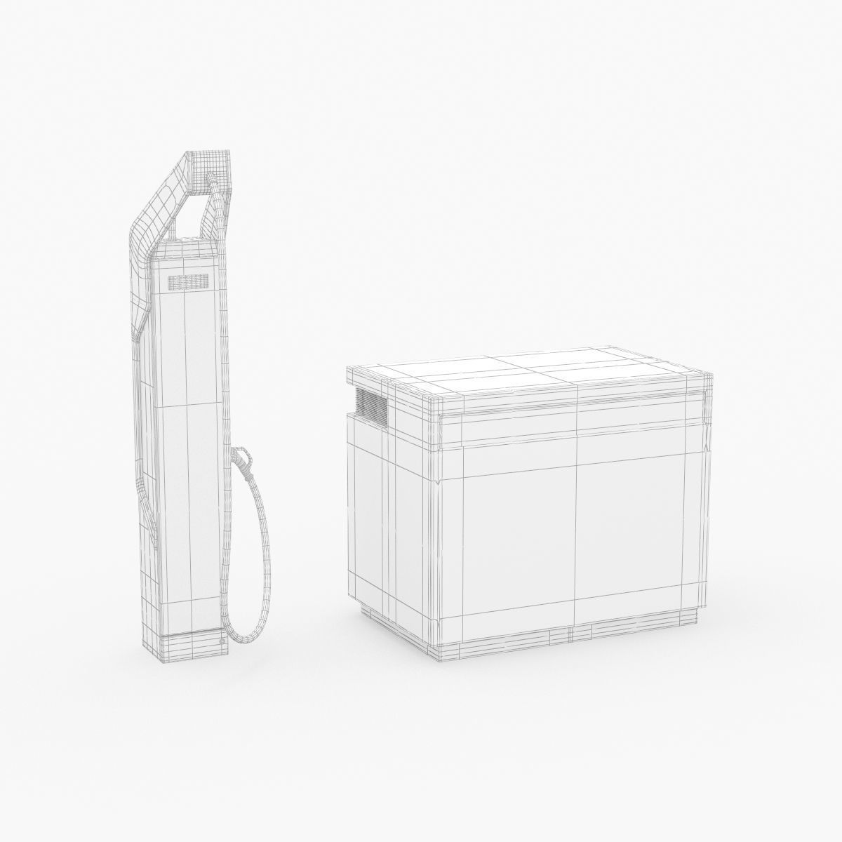 Ads Tec Ultra Fast EV Charging Station 3D model_18