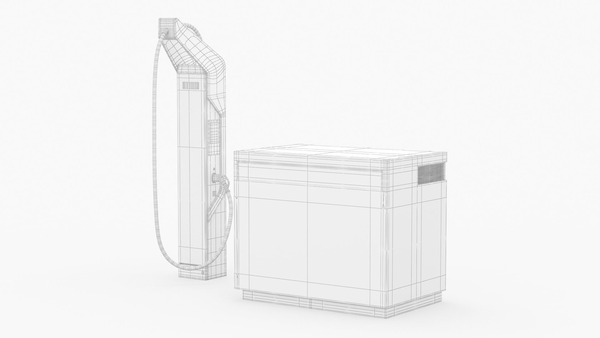 Ads Tec Ultra Fast EV Charging Station 3D model_2