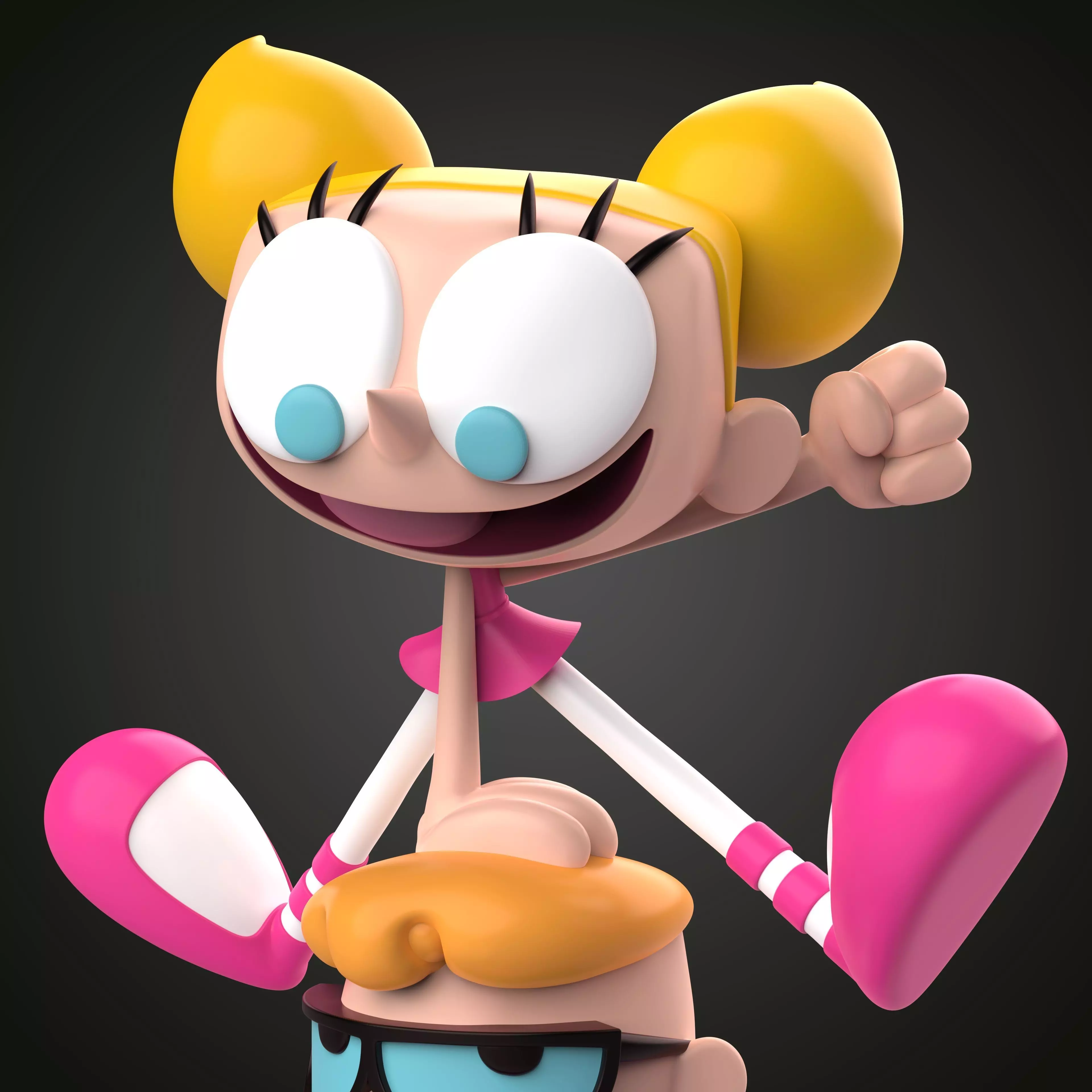 DEXTER LABORATORY diorama 3D print model_5