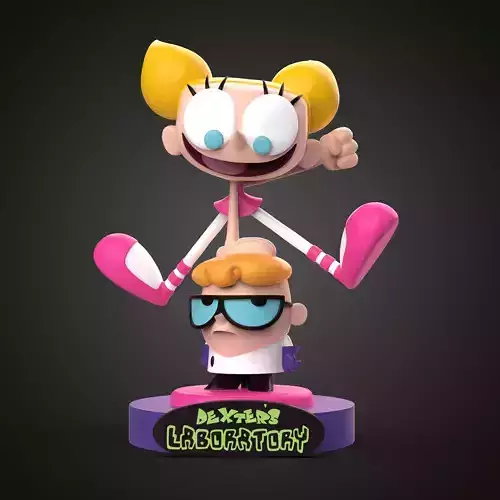DEXTER LABORATORY diorama 3D print model