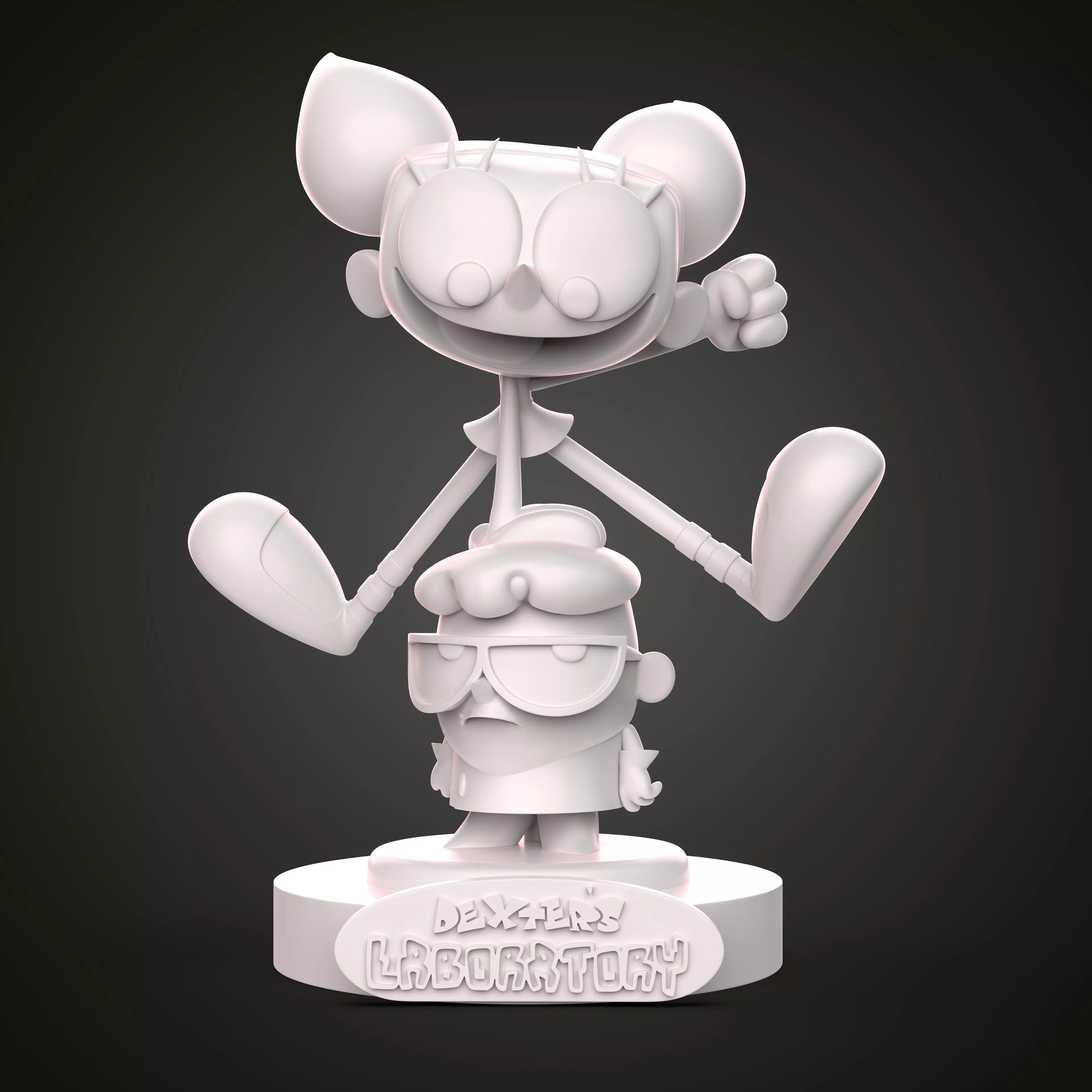 DEXTER LABORATORY diorama 3D print model_6