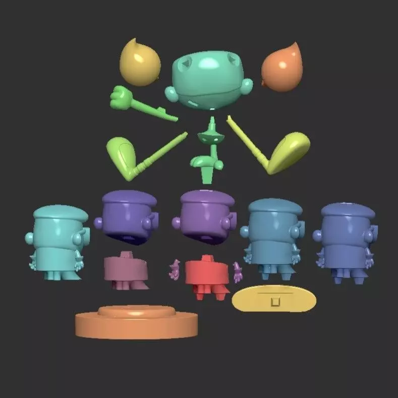 DEXTER LABORATORY diorama 3D print model_12