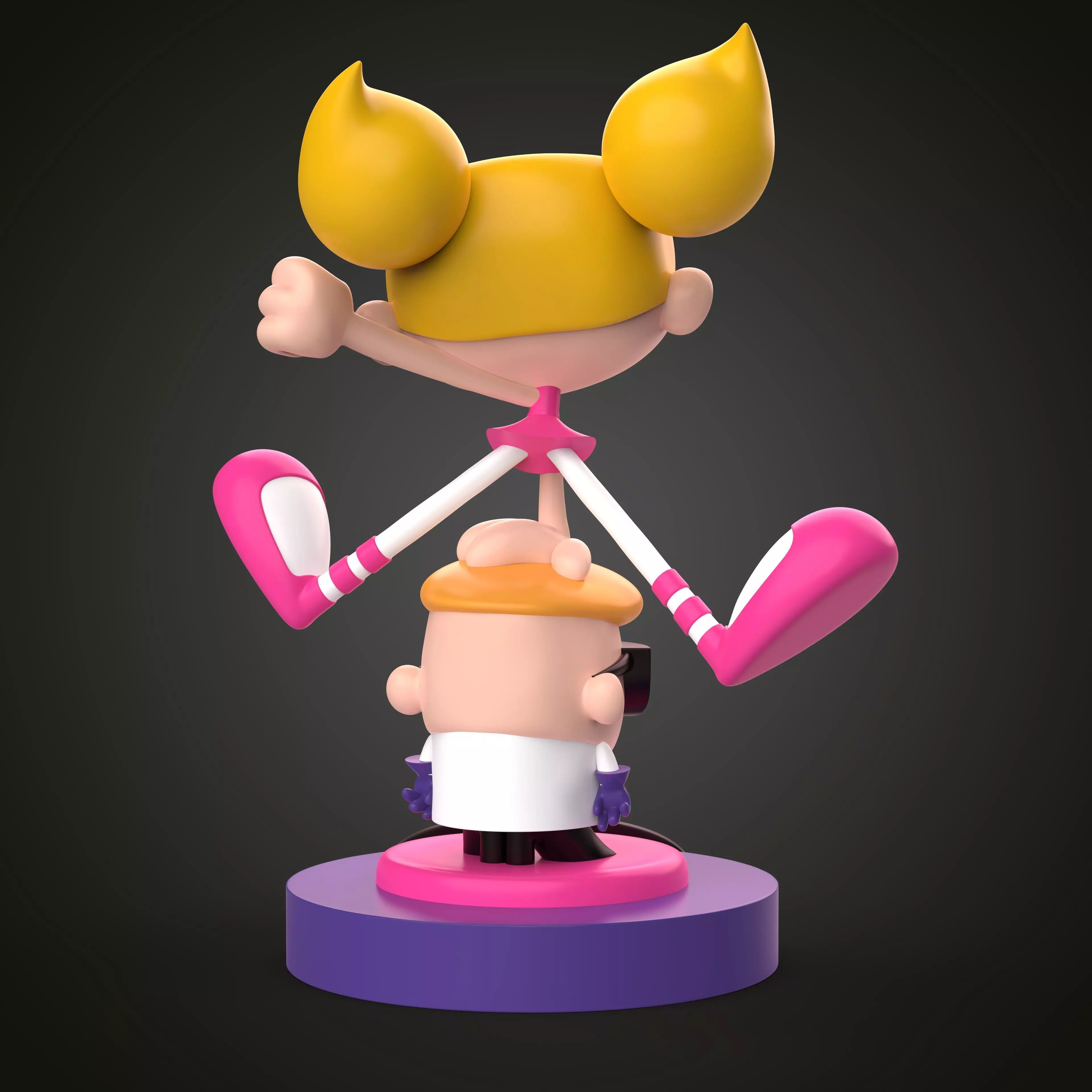 DEXTER LABORATORY diorama 3D print model_3