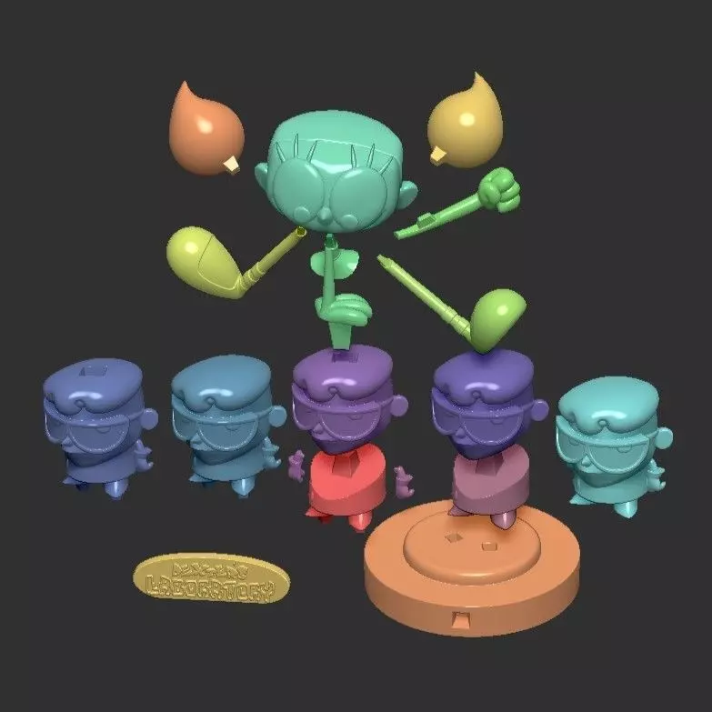 DEXTER LABORATORY diorama 3D print model_11