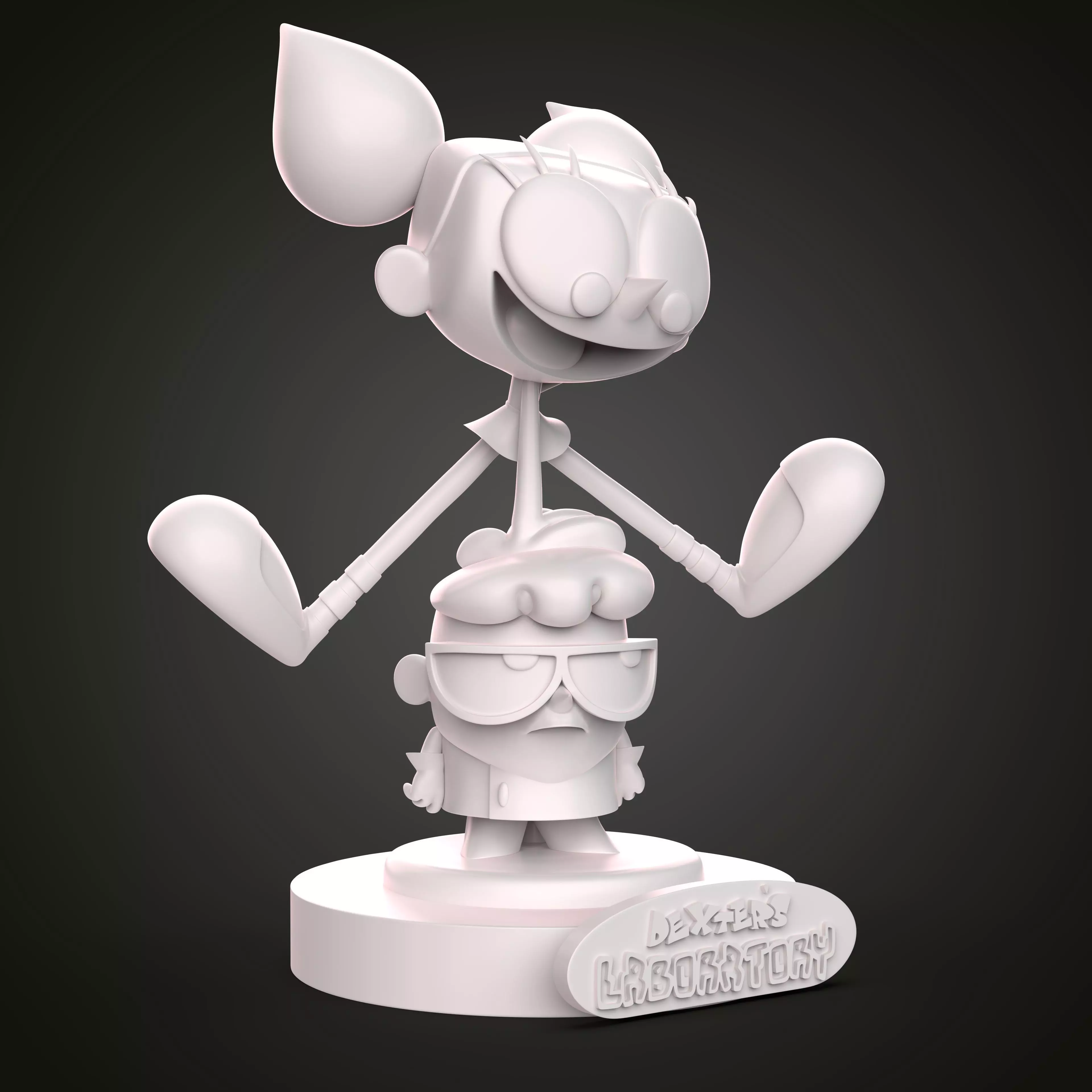 DEXTER LABORATORY diorama 3D print model_9