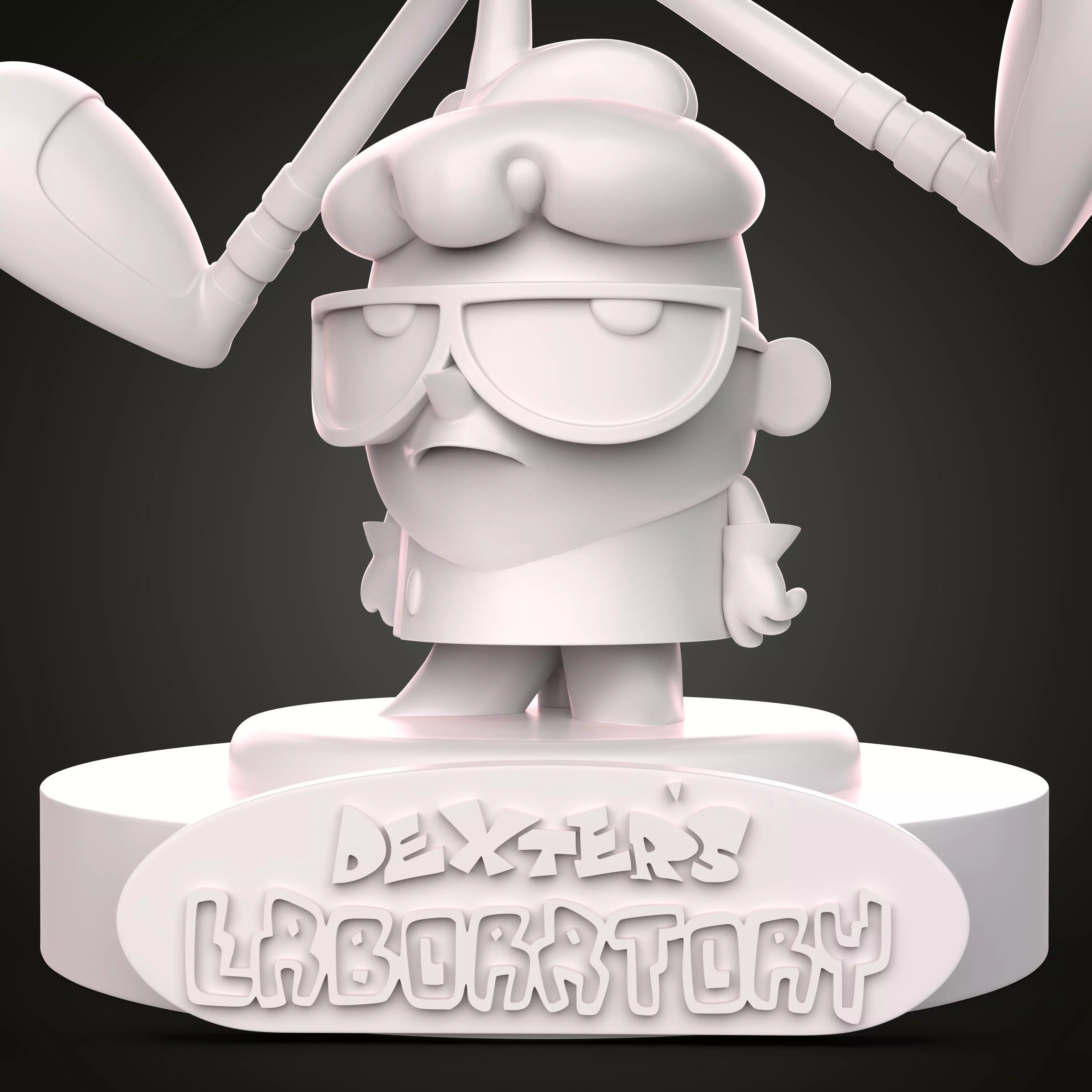 DEXTER LABORATORY diorama 3D print model_7
