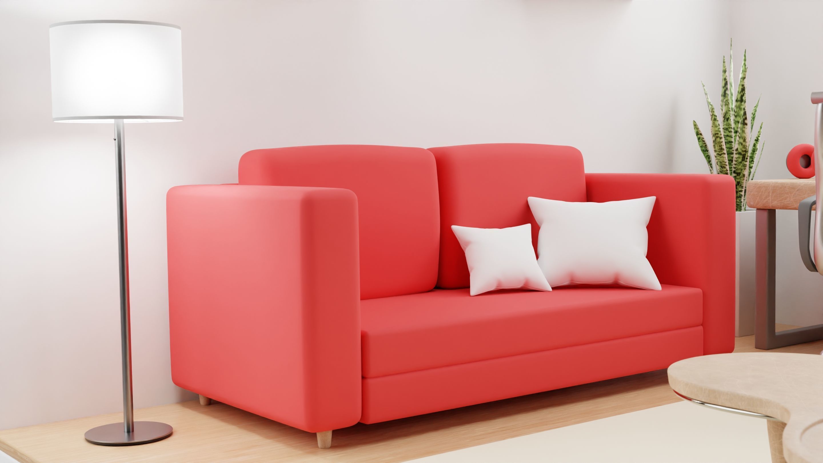 Room isometric 3D model_2