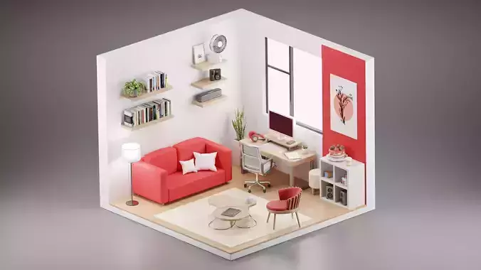 Room isometric