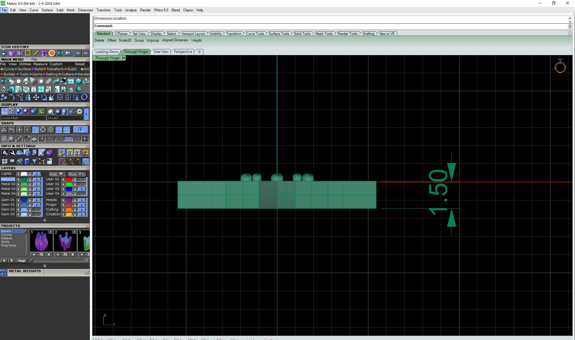 Star Pendant With Diamond Printable File 3D print model_3