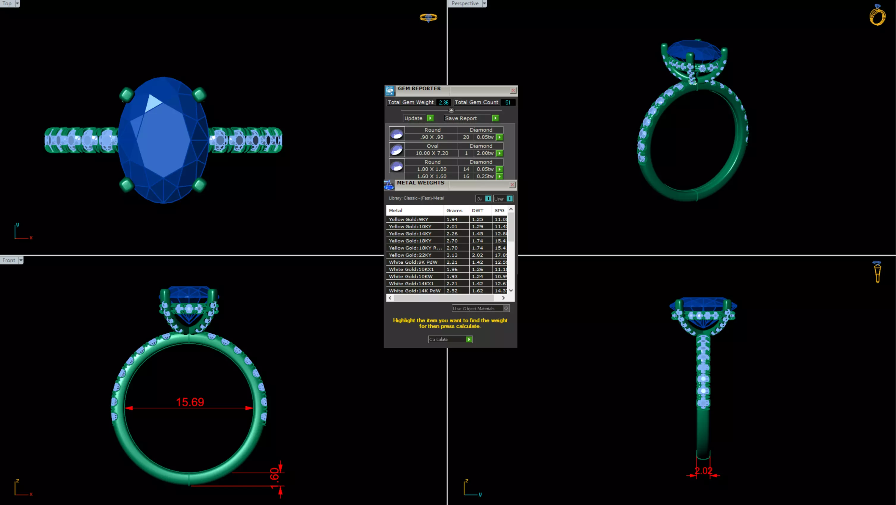 Simple women ring Free 3D print model