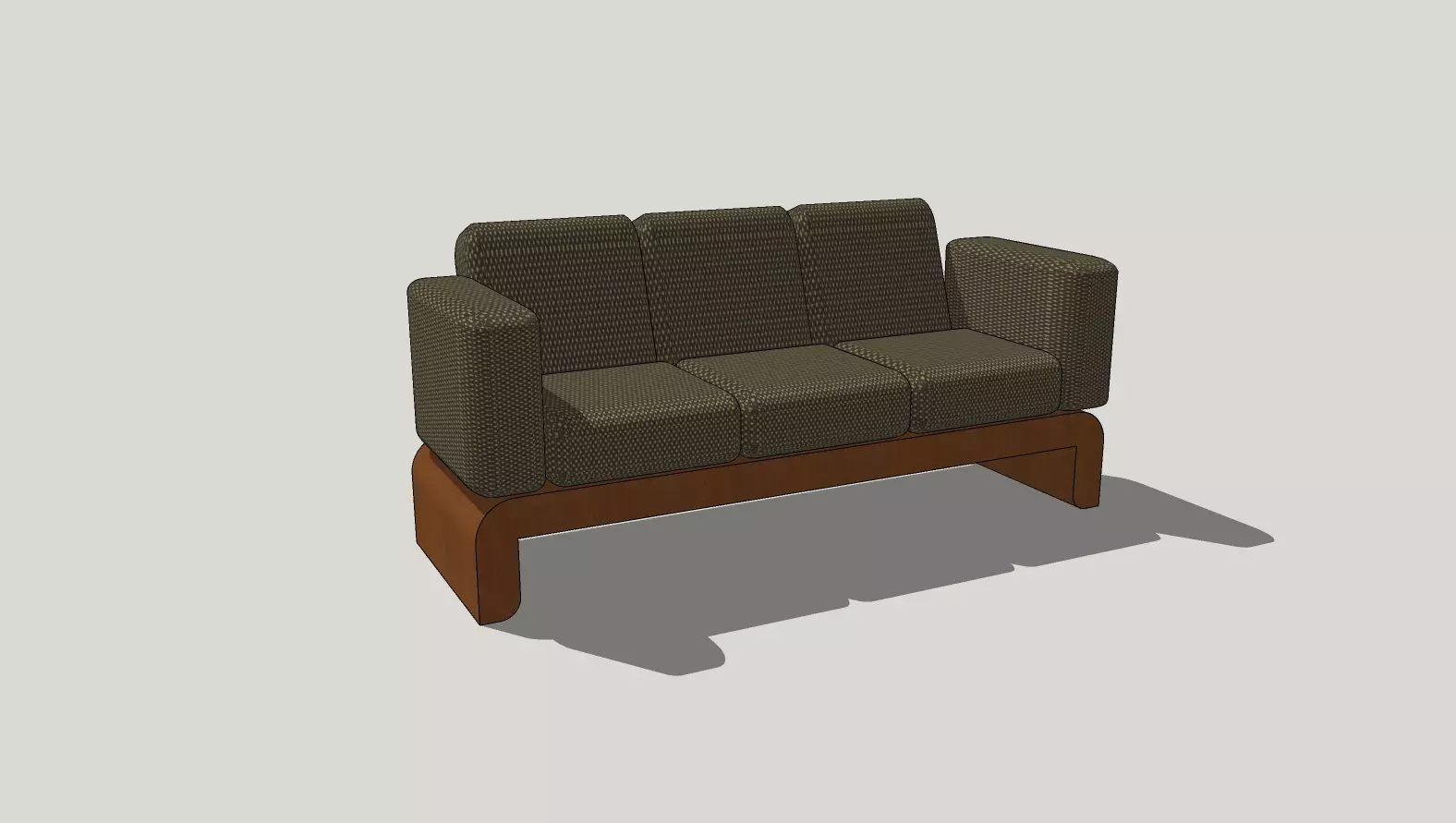 Armchair made in SketchUp 3D model_0