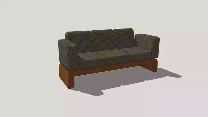 Armchair made in SketchUp