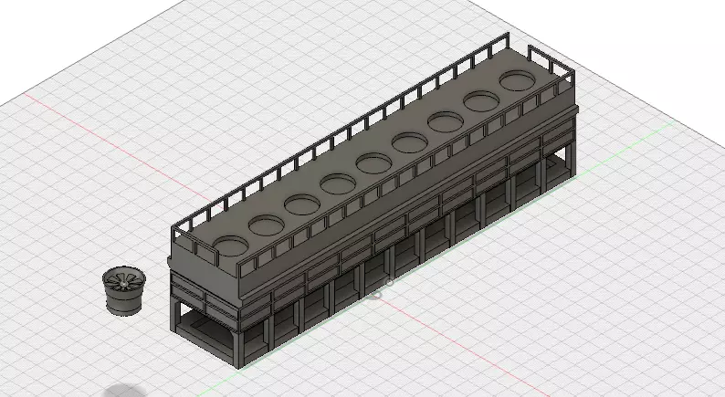 Cooling tower 3D print model