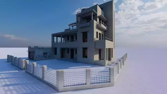 old house-Old Abandoned House 3D model