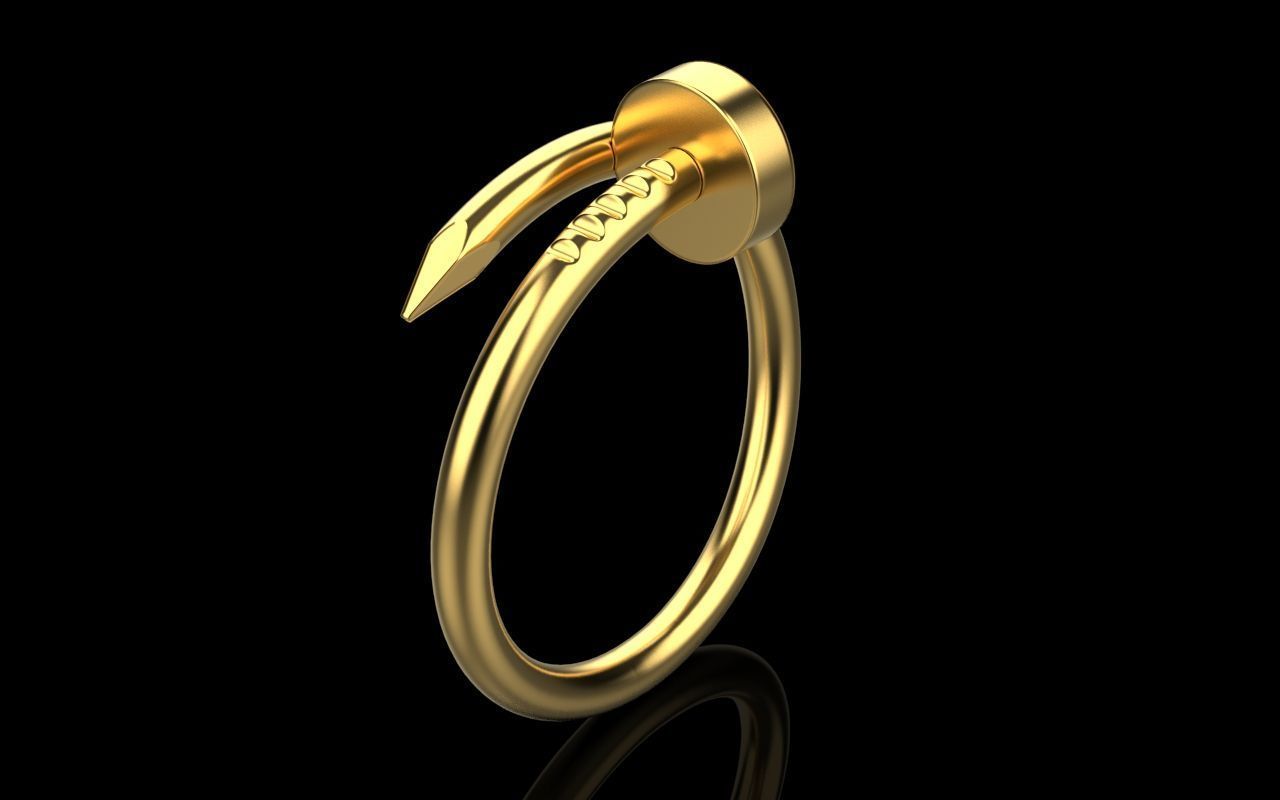 Cartier Nail 3d print model 3D print model_1