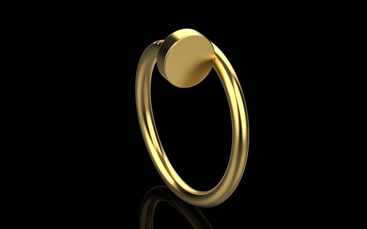Cartier Nail 3d print model 3D print model_3