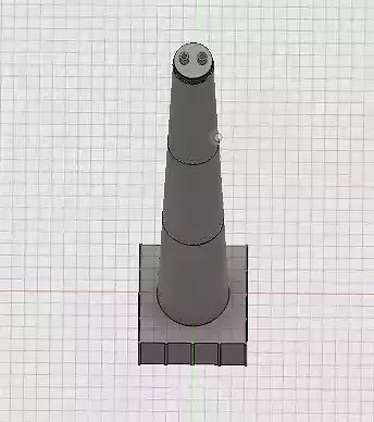 Chimney for Thermal Power Plant 3D print model