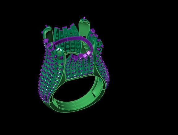 Rings 3D print model_3