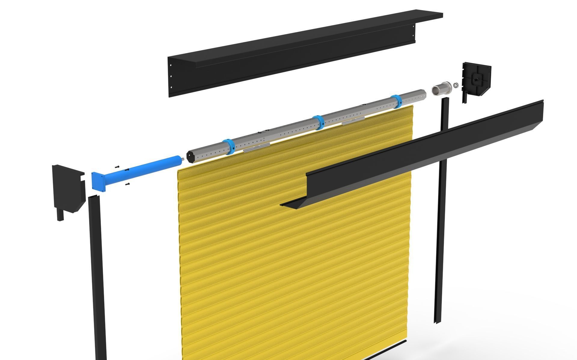 Roller Shutter 3D model_8