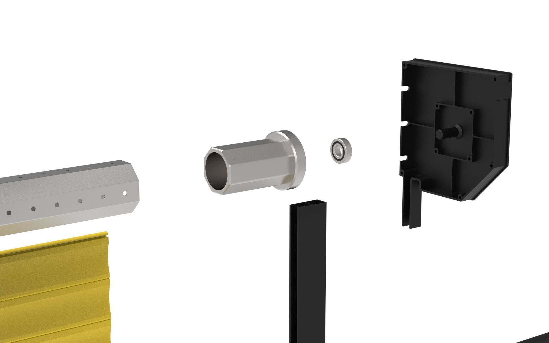 Roller Shutter 3D model_4