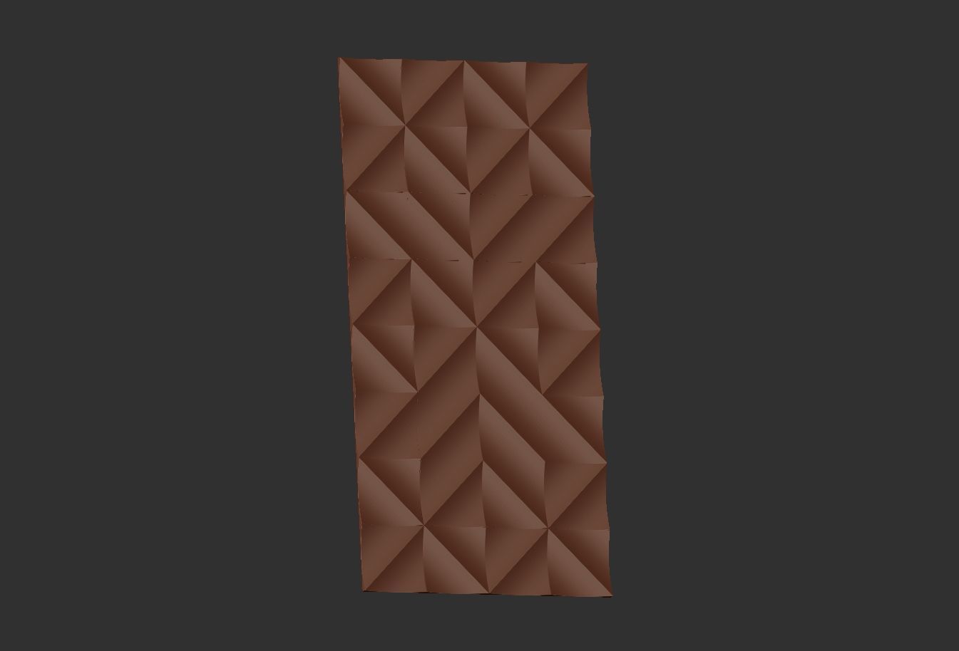 wall pattern geometric relief Low-poly 3D model_7