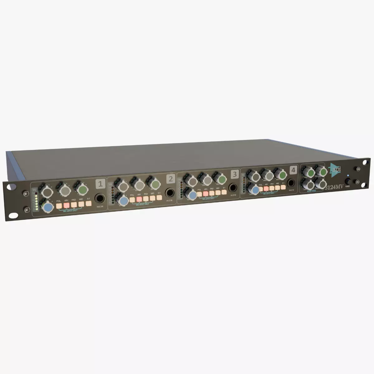 API Audio 3124MV 3D model_0