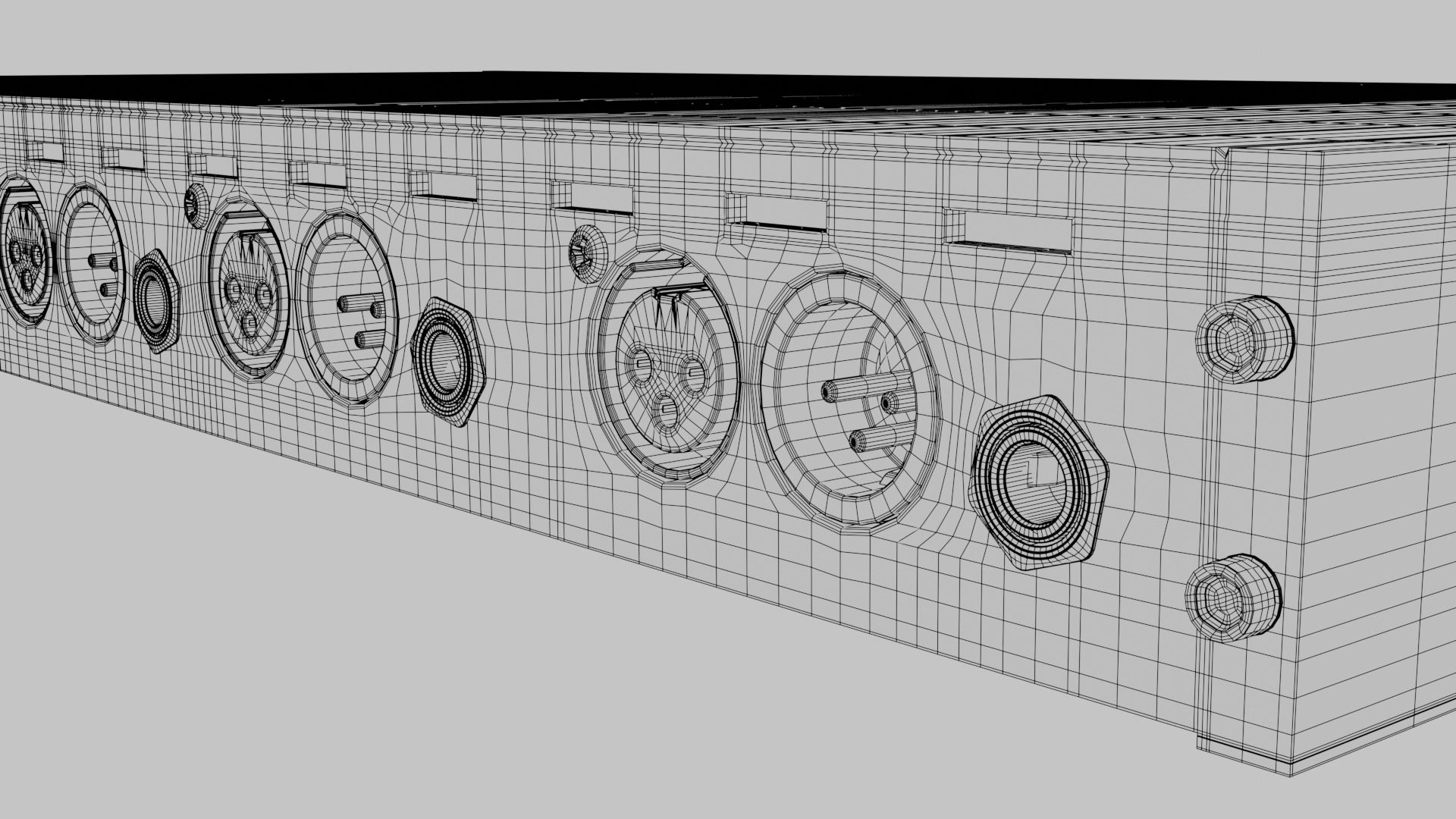 API Audio 3124MV 3D model_13