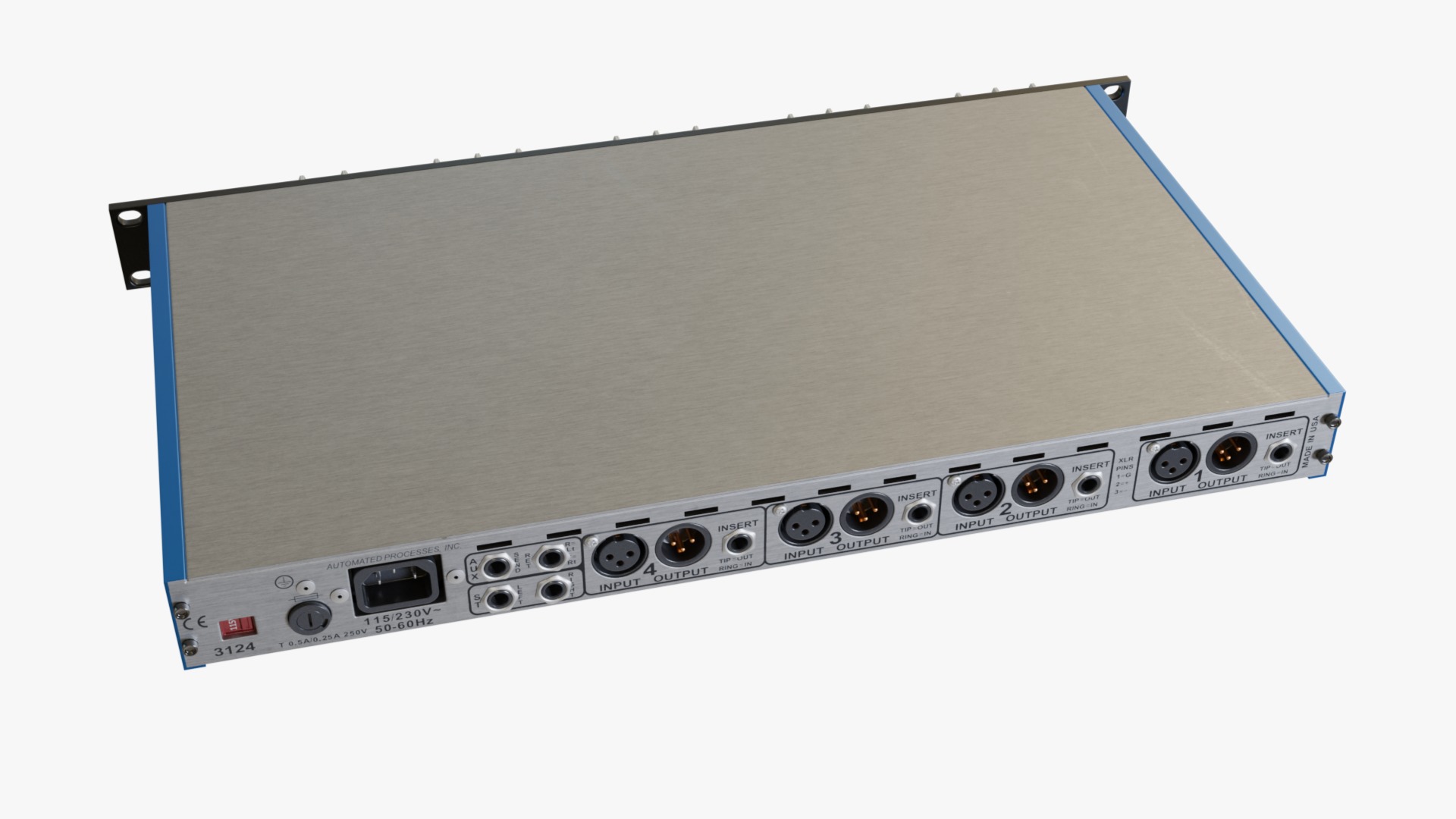 API Audio 3124MV 3D model_4