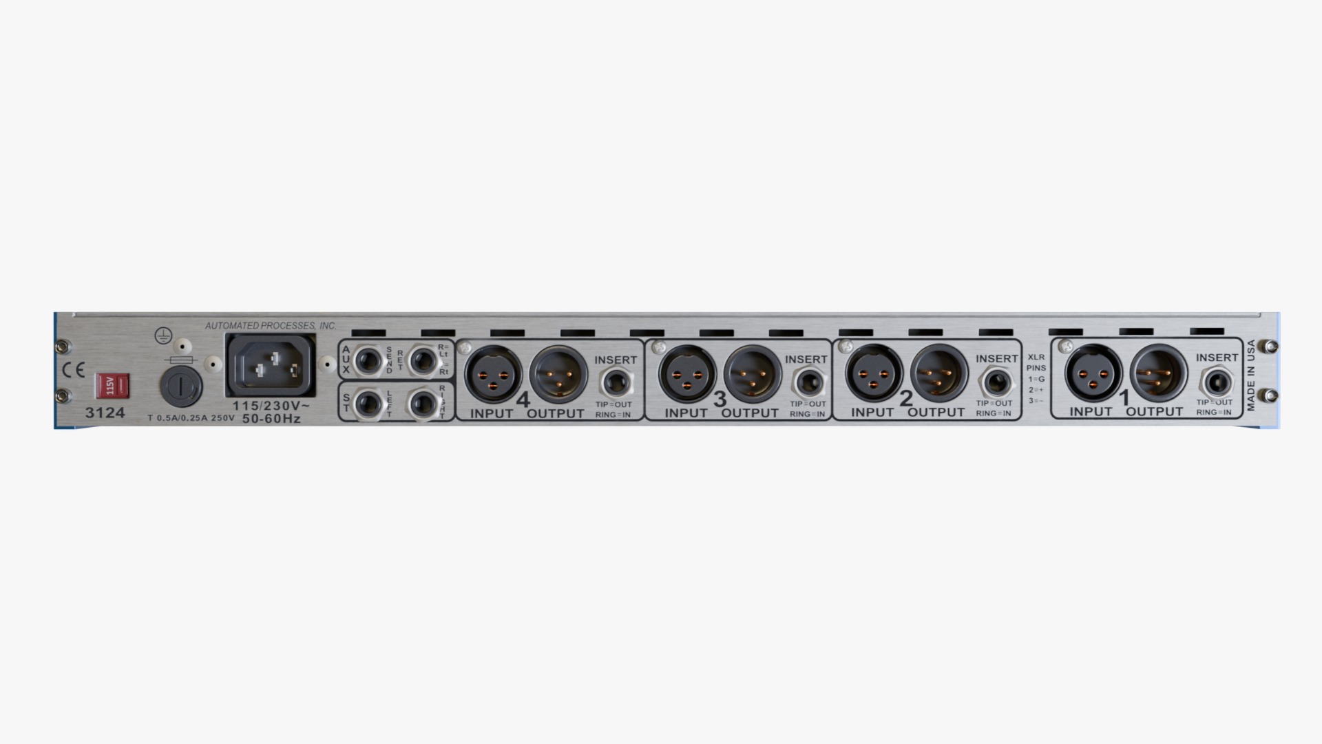API Audio 3124MV 3D model_5