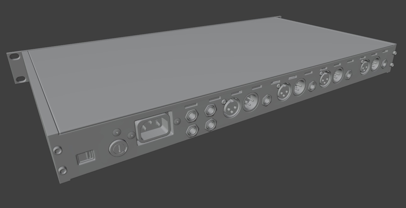 API Audio 3124MV 3D model_10