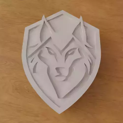 wolf keychain - coaster - necklaces - brooches - badge